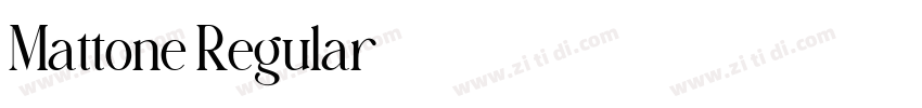 Mattone Regular字体转换 Mattone Regular字体转换